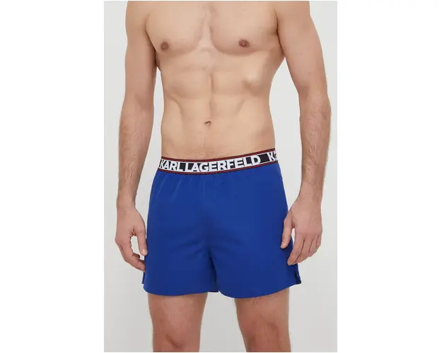Karl Lagerfeld pantaloni scurti de baie culoarea albastru marin