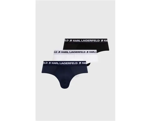 Karl Lagerfeld slip 3-pack barbati, culoarea negru