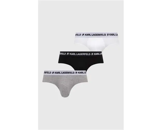 Karl Lagerfeld slip 3-pack barbati, culoarea negru