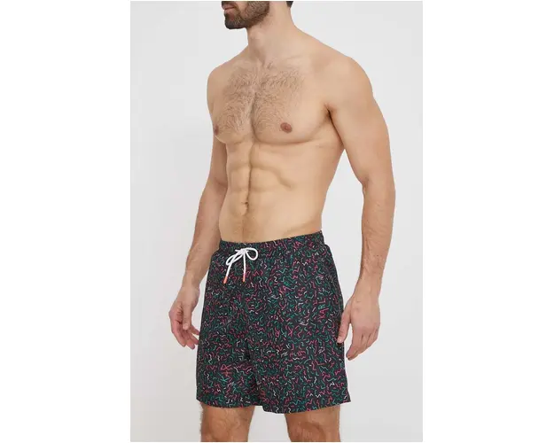 Karl Lagerfeld pantaloni scurti de baie culoarea negru