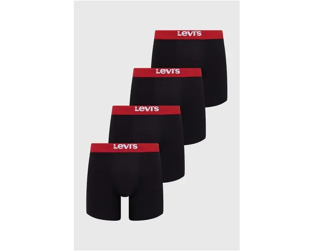 Levi's boxeri 4-pack barbati, culoarea negru