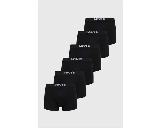 Levi's boxeri 6-pack barbati, culoarea negru