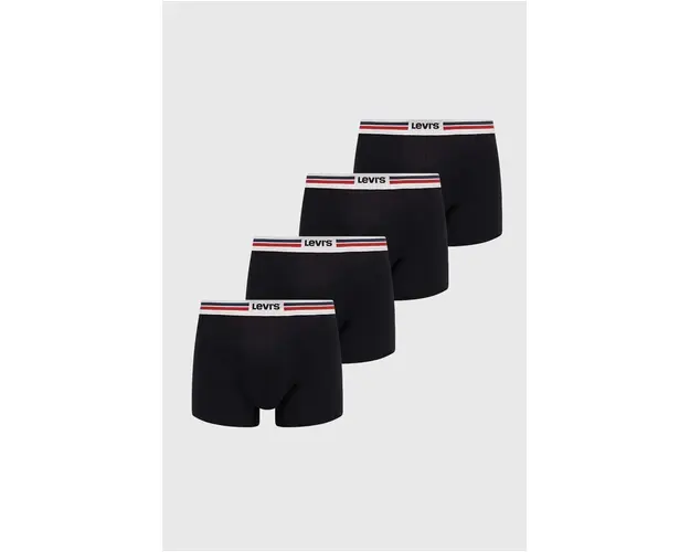 Levi's boxeri 4-pack barbati, culoarea negru