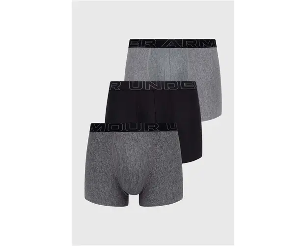 Under Armour boxeri 3-pack barbati, culoarea gri