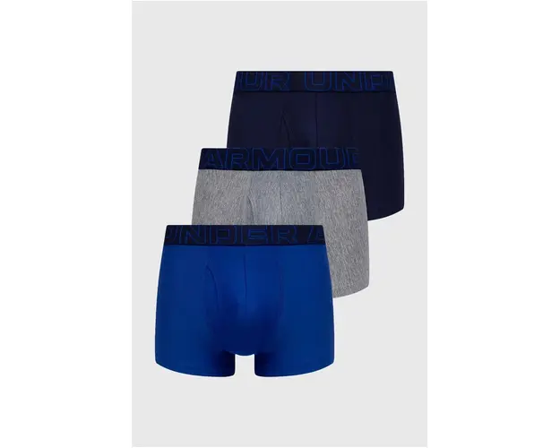 Under Armour boxeri 3-pack barbati, culoarea albastru marin
