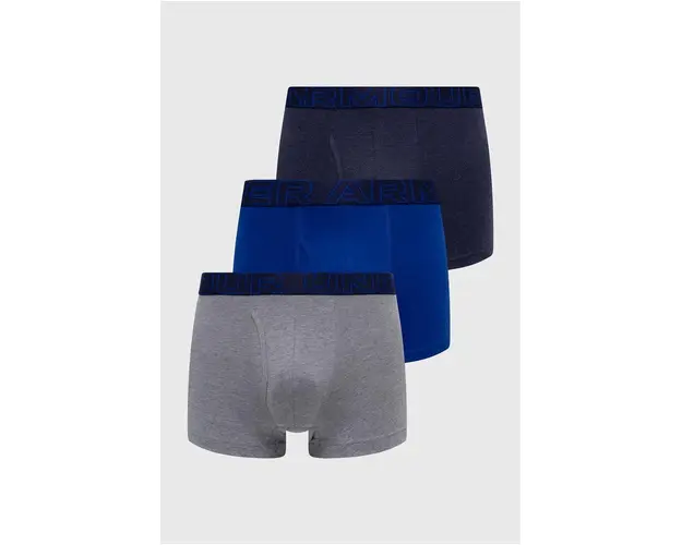Under Armour boxeri 3-pack barbati, culoarea albastru marin