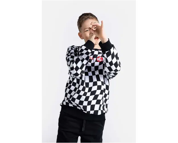 Coccodrillo bluza copii culoarea negru, modelator