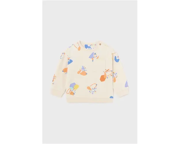Mayoral bluza bebe culoarea bej, modelator