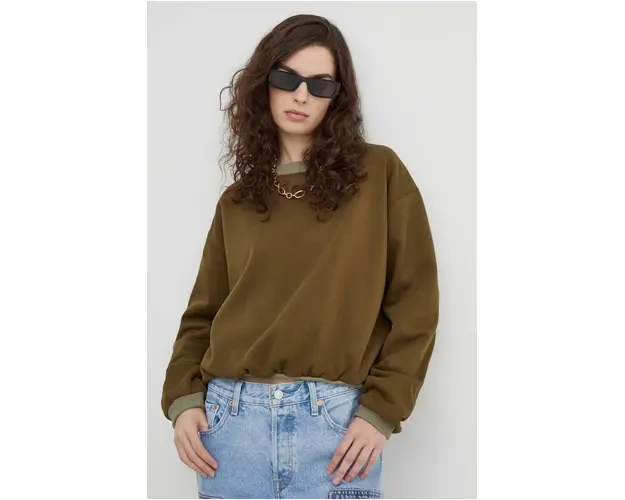 G-Star Raw bluza femei, culoarea verde, cu imprimeu