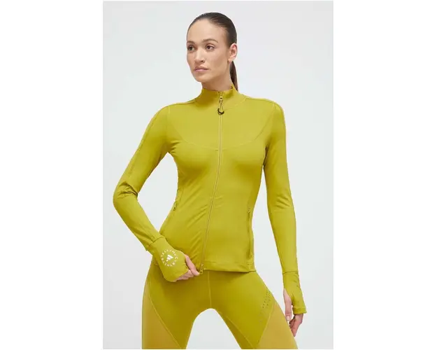 adidas by Stella McCartney hanorac de antrenament TruePurpose culoarea verde, uni IT8235