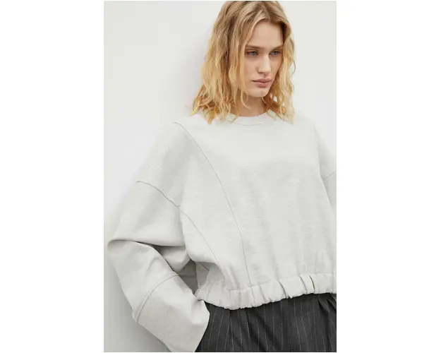 Gestuz bluza femei, culoarea gri, melanj 10908653