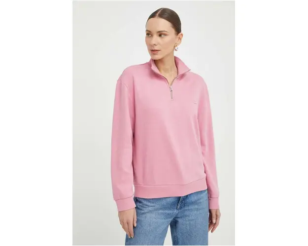 Levi's bluza femei, culoarea roz, neted