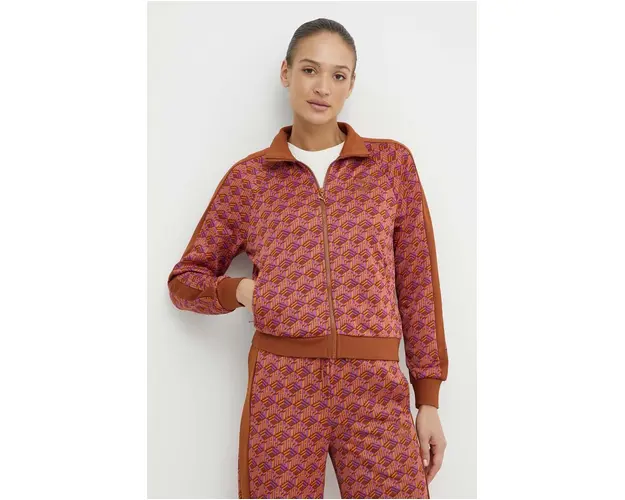 Puma bluza T7 femei, culoarea roz, cu model 625601