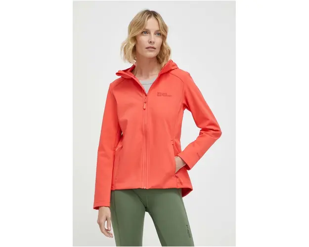 Jack Wolfskin jacheta de exterior Bornberg Hoody culoarea rosu