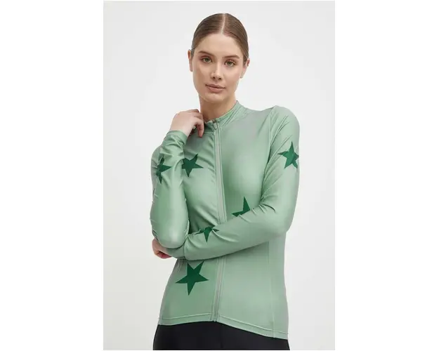 Protest hanorac de ciclism Prtpecans culoarea verde, modelator, 6631300