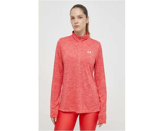 Under Armour hanorac de antrenament Tech 1 culoarea rosu, modelator