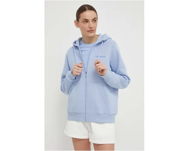 Peak Performance bluza femei, cu gluga, neted