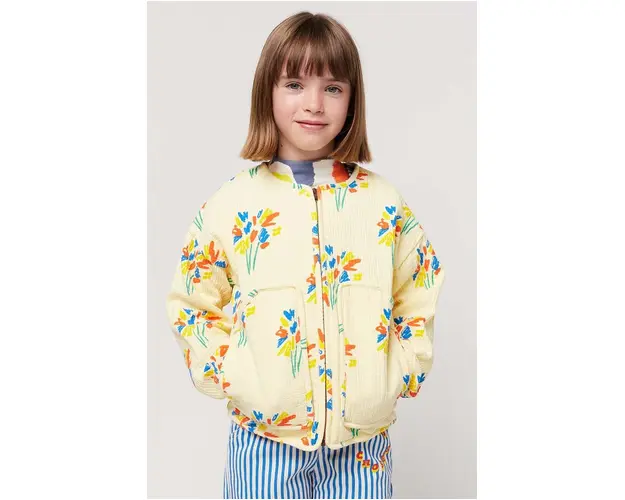 Bobo Choses hanorac de bumbac pentru copii culoarea galben, modelator