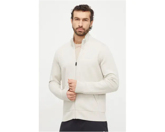 BOSS Green bluza barbati, culoarea bej, uni 50506152