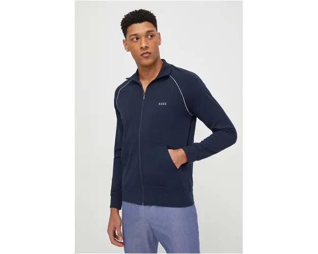 BOSS bluza barbati, culoarea bleumarin, uni 50515366