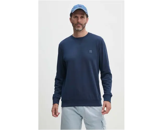 Boss Orange hanorac de bumbac barbati, melanj, 50509323