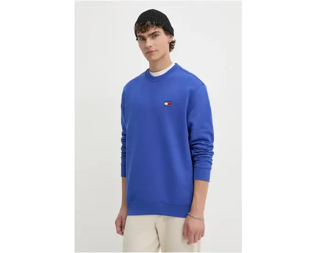 Tommy Jeans hanorac de bumbac barbati, neted