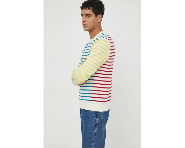 PS Paul Smith pulover barbati, culoarea bej, light
