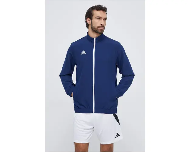 adidas Performance hanorac de antrenament Entrada 22 Presentation culoarea bleumarin, cu imprimeu HB0571