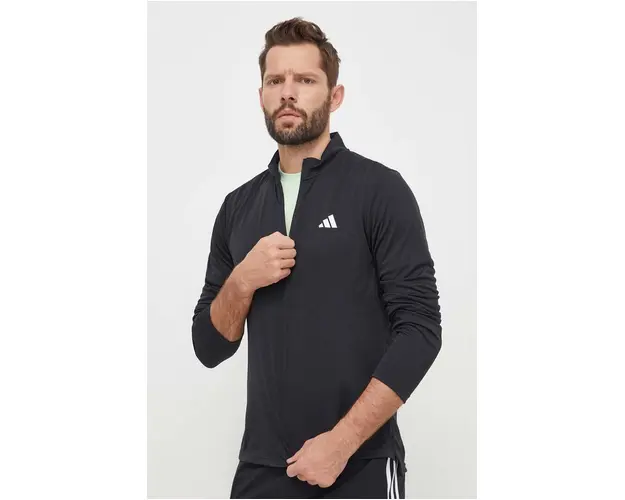 adidas Performance hanorac de antrenament Training Essentials culoarea negru, uni IL7157