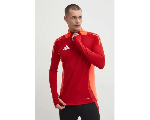adidas Performance hanorac de antrenament Tiro 24 culoarea rosu, modelator, IS1644