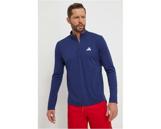 adidas Performance hanorac de antrenament Training Essentials culoarea bleumarin, uni IT5447