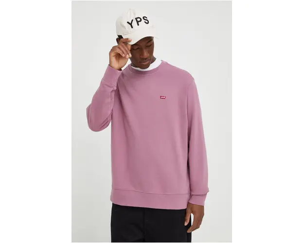 Levi's bluza barbati, culoarea roz, neted