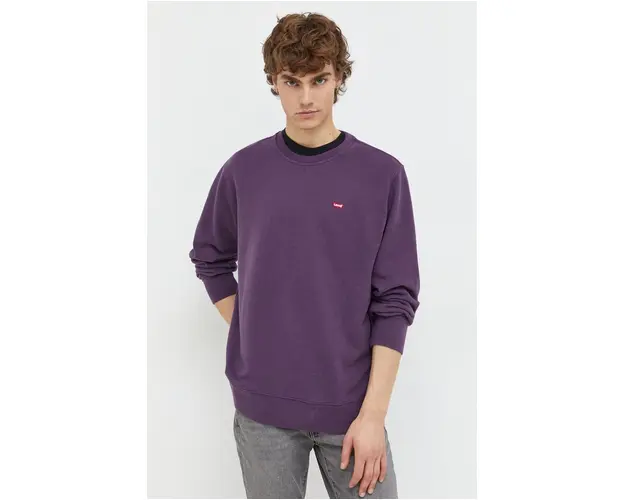 Levi's bluza barbati, culoarea violet, neted