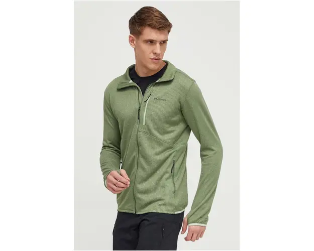 Columbia hanorac Park View culoarea verde, uni 1952222