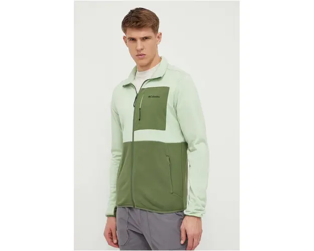 Columbia hanorac Columbia Hike culoarea verde, cu model 2057431