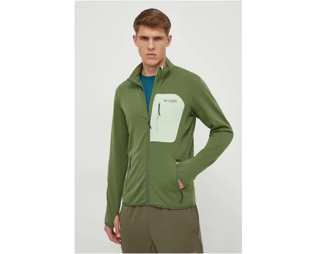 Columbia hanorac Triple Canyon culoarea verde, cu imprimeu 2072065