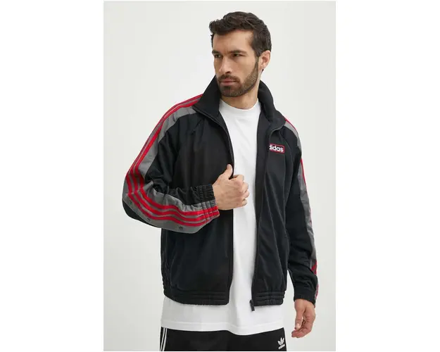 adidas Originals bluza barbati, culoarea negru, modelator, IR7990