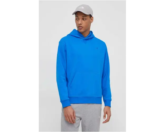 New Balance hanorac de bumbac barbati, cu gluga, neted