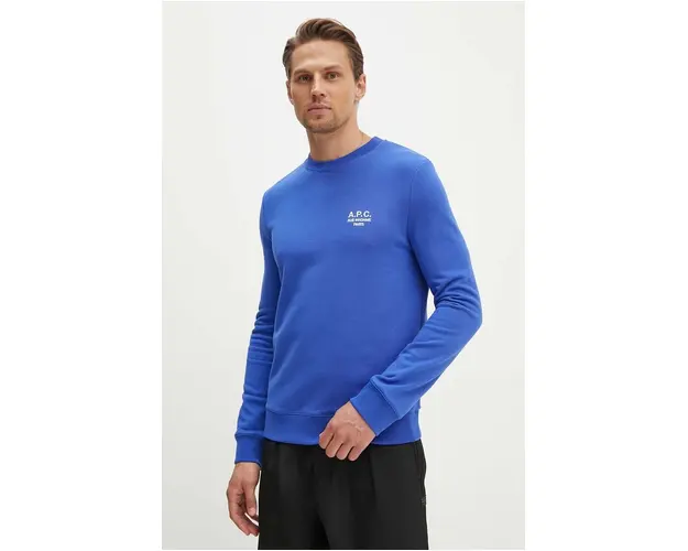 A.P.C. hanorac de bumbac sweat rider barbati, neted, COEZD-H27699