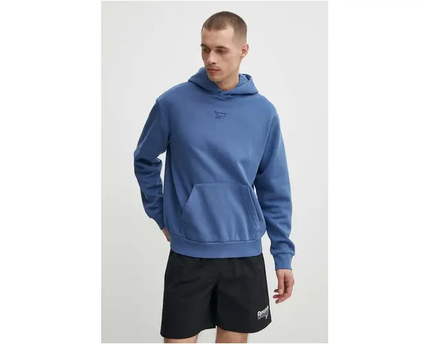 Reebok bluza barbati, cu gluga, neted, 100075315