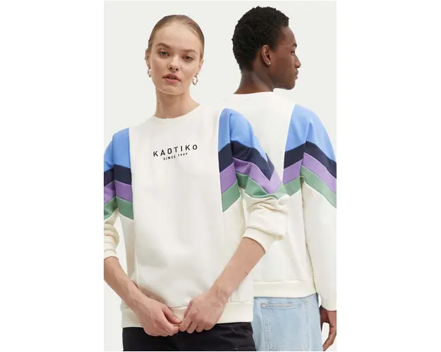 Kaotiko bluza culoarea bej, modelator, AN090-01-G002