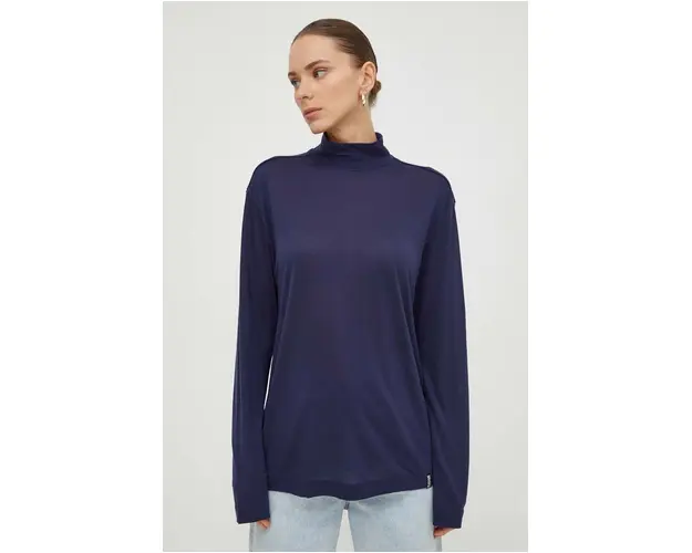 G-Star Raw longsleeve femei, cu turtleneck