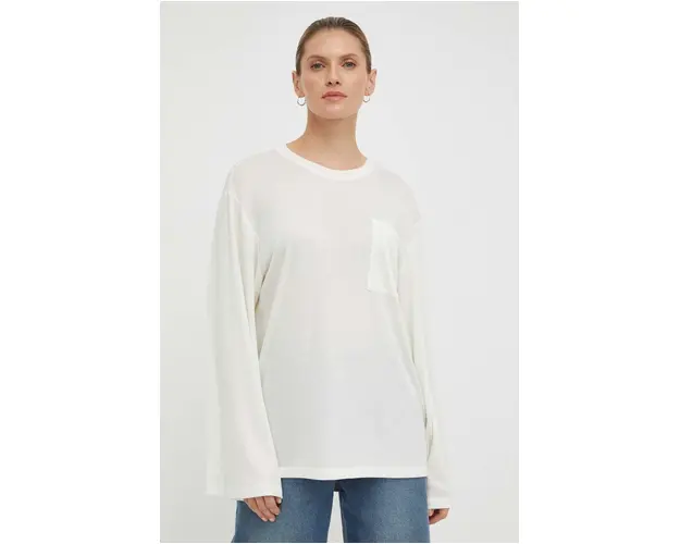 By Malene Birger longsleeve femei, culoarea bej