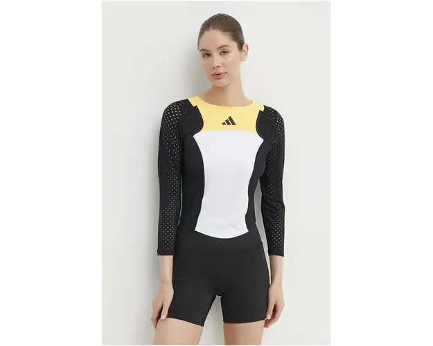 adidas Performance maneca lunga de antrenament culoarea negru, IM8177