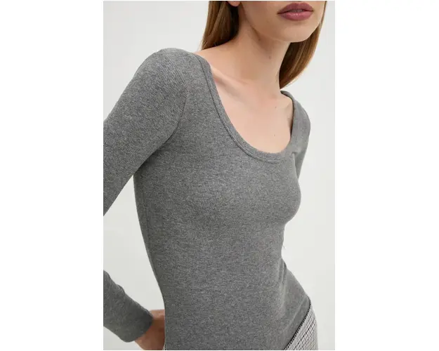 Samsoe Samsoe body SAHARA femei, culoarea gri, F24100111