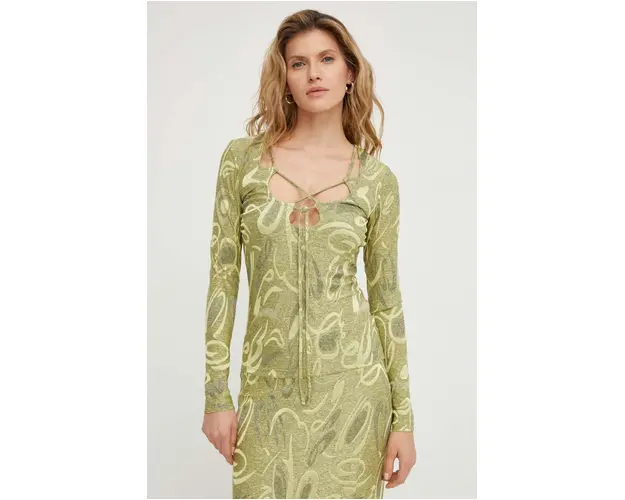 Résumé longsleeve femei, culoarea verde