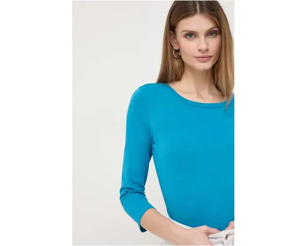 Weekend Max Mara longsleeve femei, culoarea verde 2415970000000