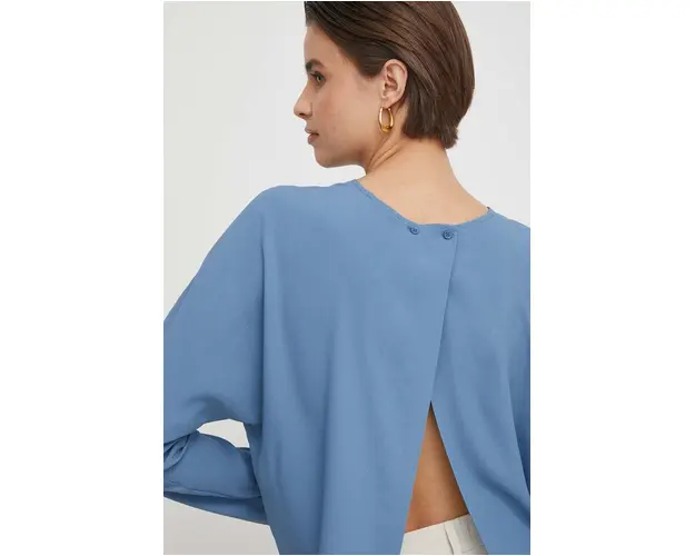 Sisley bluza femei, neted