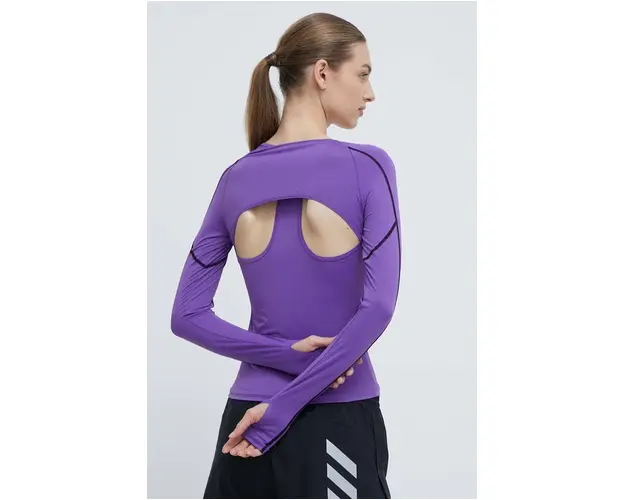 P.E Nation maneca lunga de antrenament Heat Race culoarea violet