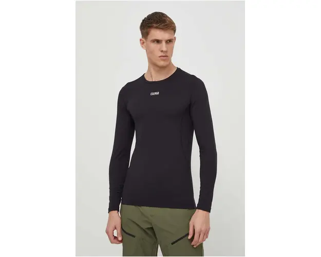 Colmar longsleeve sport culoarea negru, neted